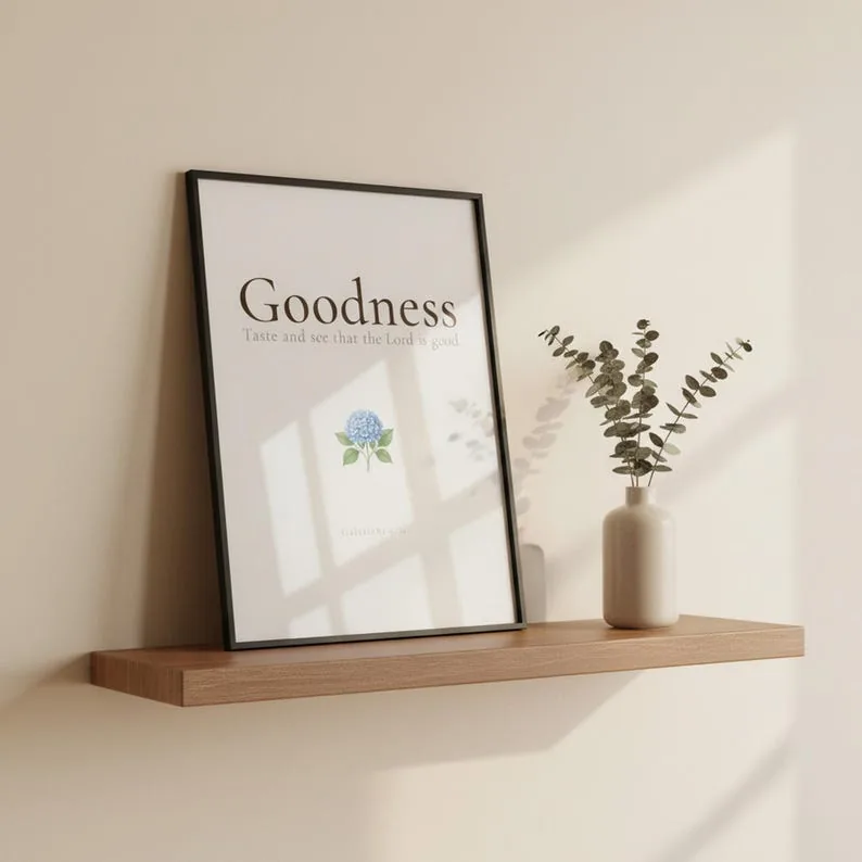 View 3 of Goodness Fruit of the Spirit Scripture Wall Art