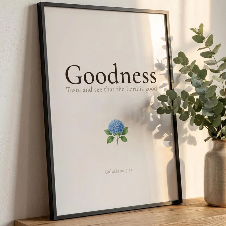 View 4 of Goodness Fruit of the Spirit Scripture Wall Art
