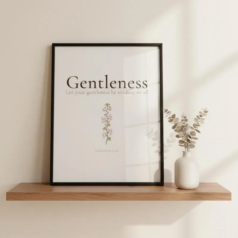 View 3 of Galatians 5:22 Fruit of the Spirit Scripture Wall Art