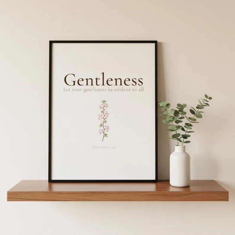 View 4 of Galatians 5:22 Fruit of the Spirit Scripture Wall Art