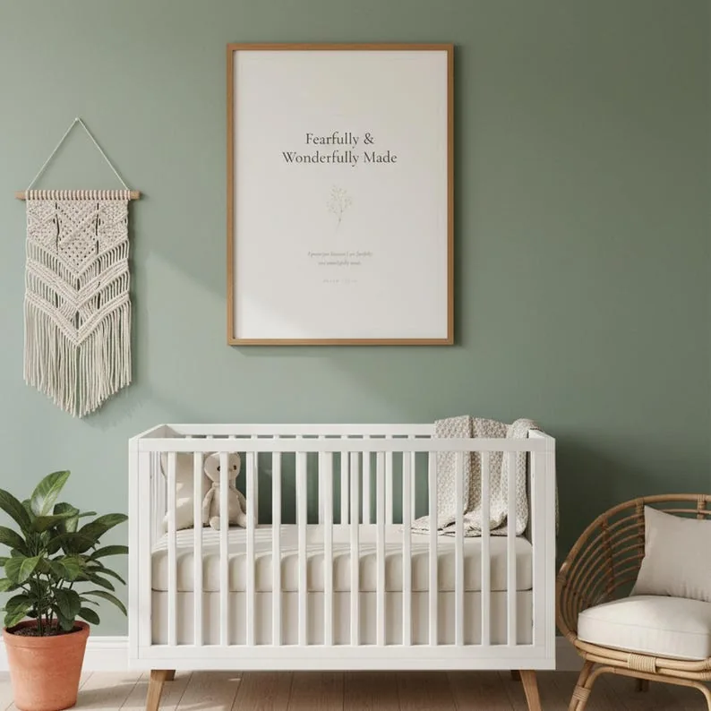 View 3 of Psalm 139:14 Fearfully and Wonderfully Made Scripture Wall Art