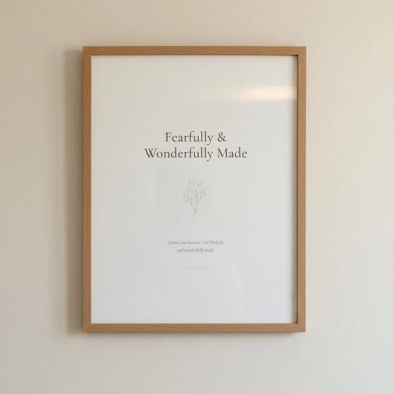 View 4 of Nursery Bible Verse Wall Art: Set of 6 Printable Scripture Prints