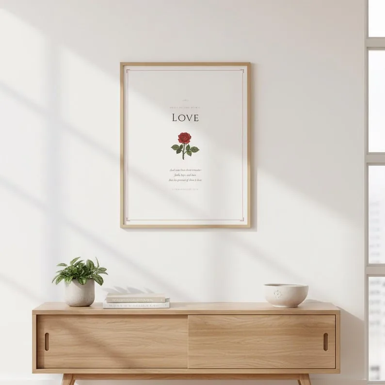 View 2 of Love Fruit of the Spirit Scripture Wall Art