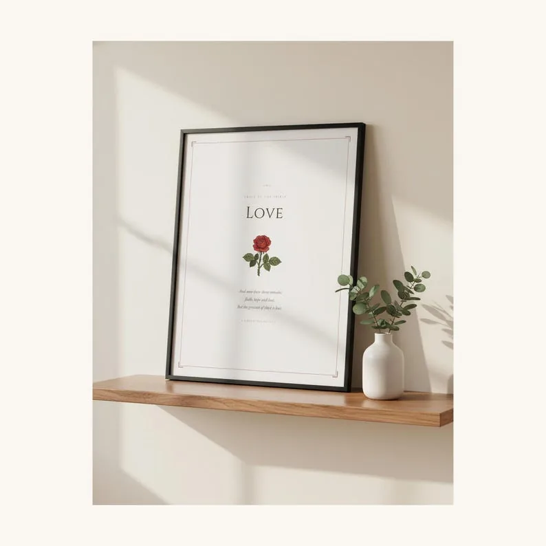 View 3 of Love Fruit of the Spirit Scripture Wall Art