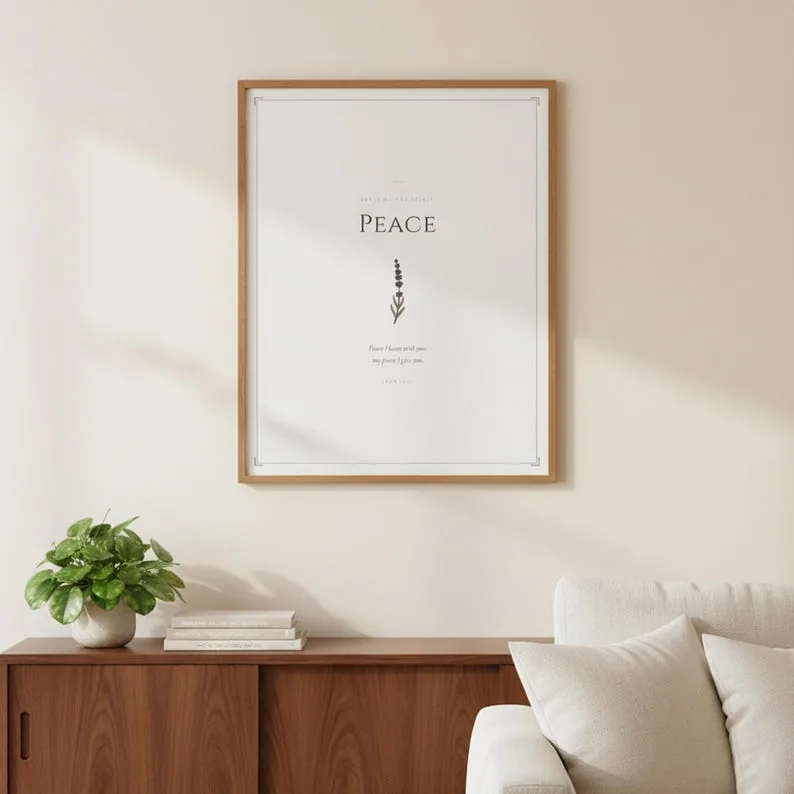 View 4 of Peace: Fruit of the Spirit Scripture Wall Art
