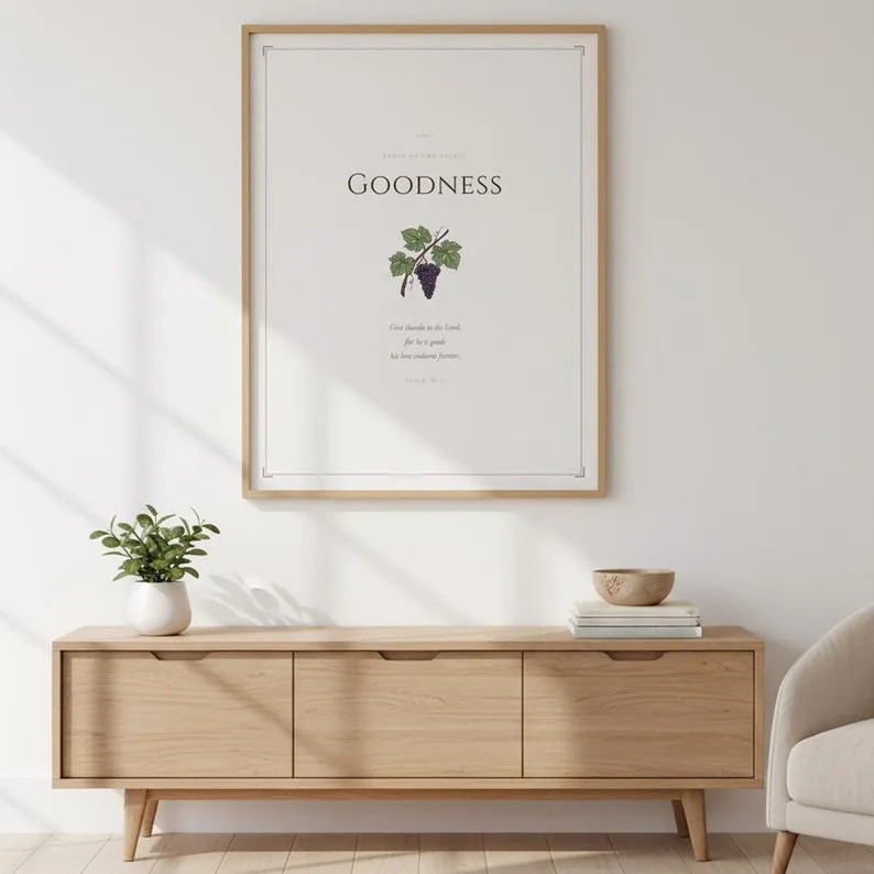 View 2 of Goodness Fruit of the Spirit Scripture Wall Art