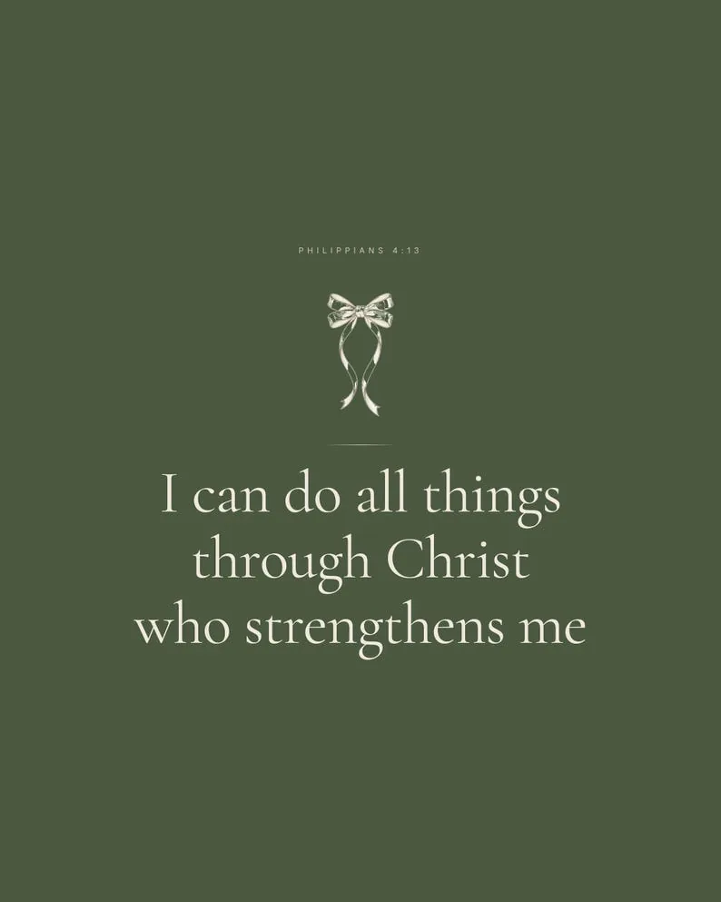 View 2 of I Can Do All Things: Philippians 4:13 Scripture Wall Art