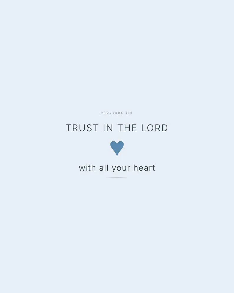 View 2 of Trust in the Lord Proverbs 3:5 Scripture Wall Art