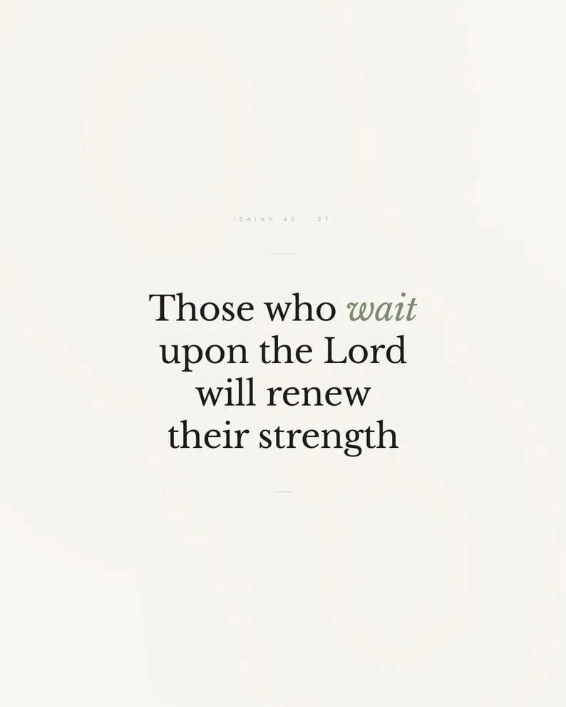 View 2 of Isaiah 40:31 Minimalist Scripture Wall Art Print