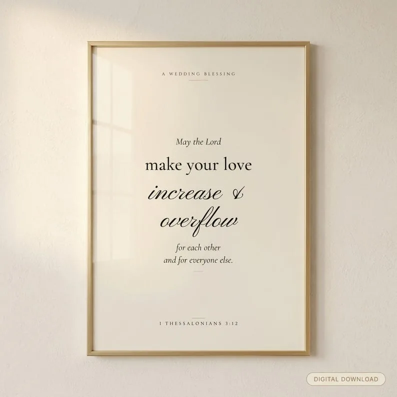View 2 of 1 Thessalonians 3:12 Scripture Wall Art