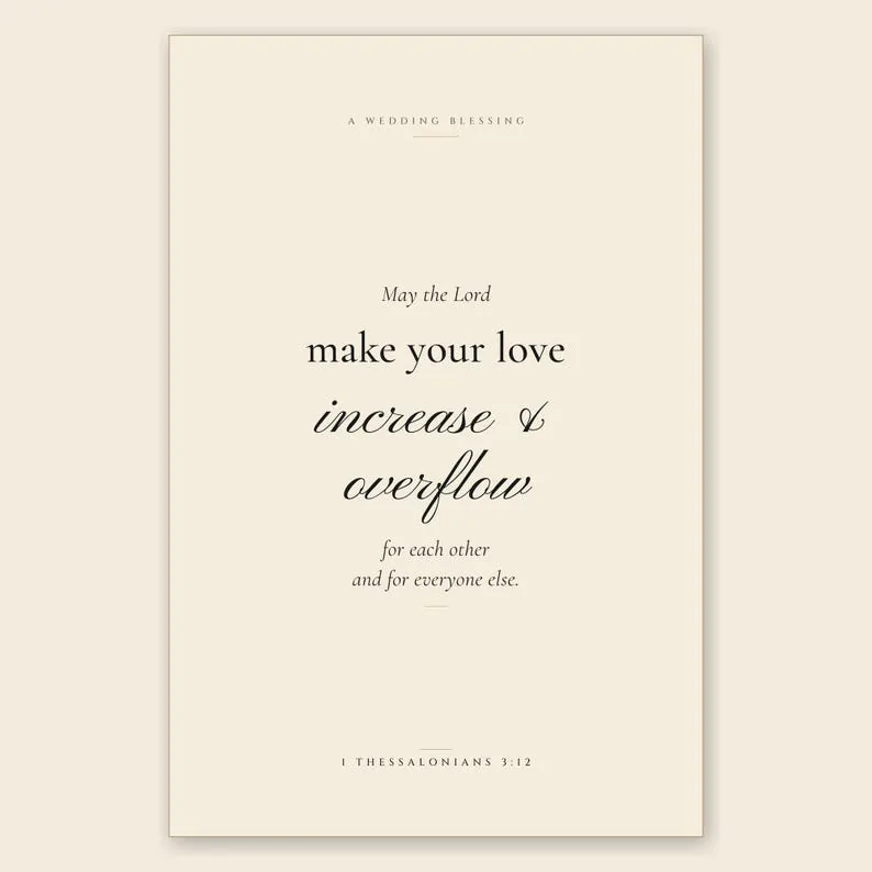 View 4 of 1 Thessalonians 3:12 Scripture Wall Art